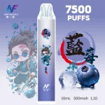 一次性電子煙｜INF 無限 × 鬼滅之刃 聯名款｜7500口 - 藍莓口味